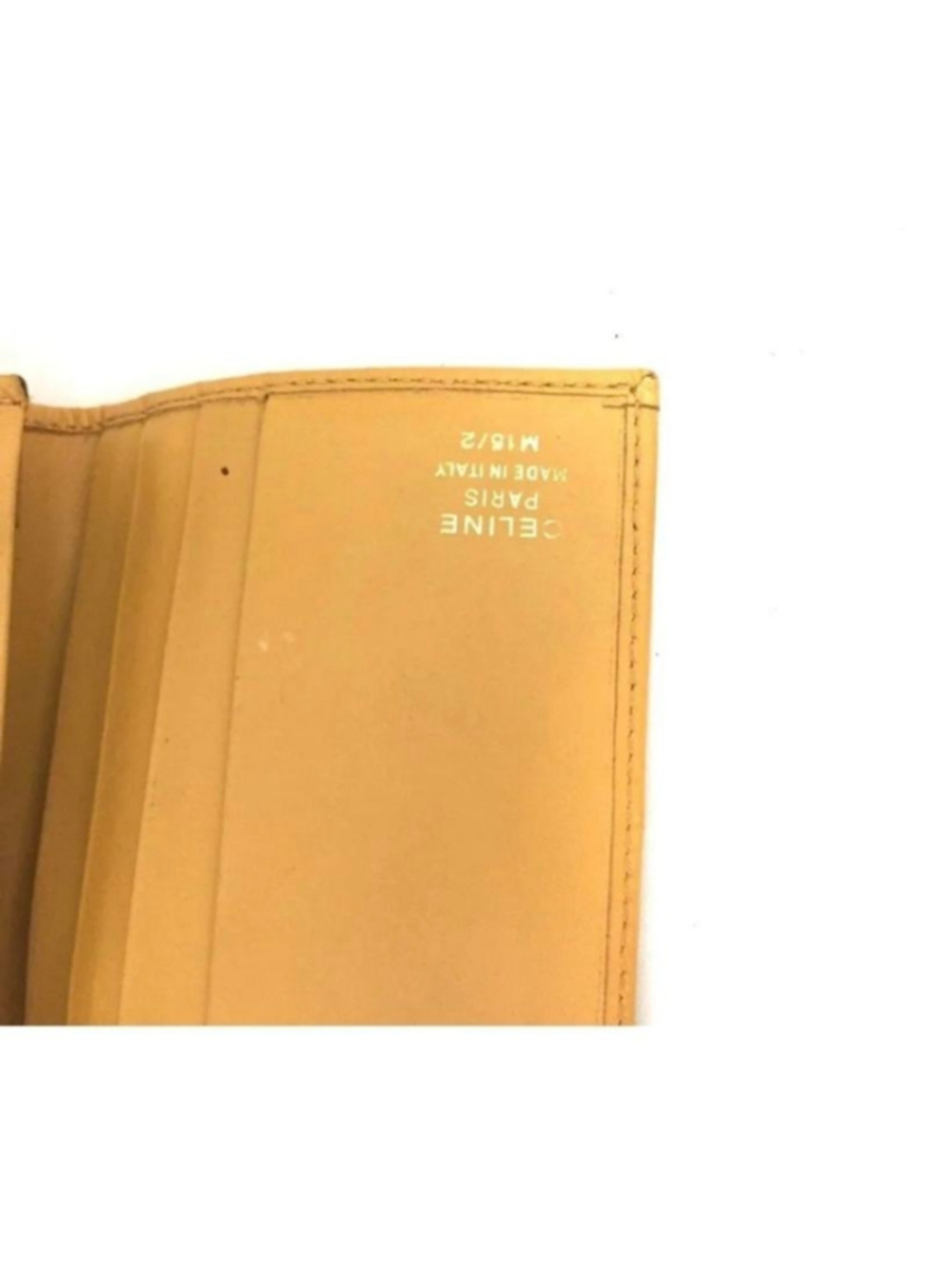 Women's Celine Triomphe Canvas Wallet in Brown and Tan, One Size - Picture 8 of 8